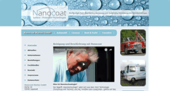Desktop Screenshot of nanocoat.de